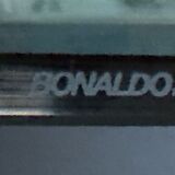 Extensible Bonaldo table in glass and wood – Italian design from the 90s.