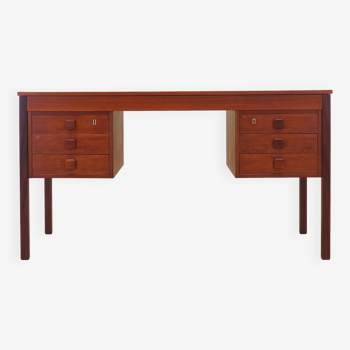 Teak desk, Danish design, 1970s, production: Denmark