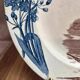 Antique plate Terre de Fer Clairefontaine Marine model
