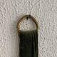 Vintage 1960s green witch's eye mirror - 20 x 67 cm