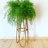 Vintage rattan plant holder