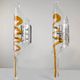 Pair of Murano Glass Sconces XXL Att. Toni Zuccheri for Mazzega 1970s