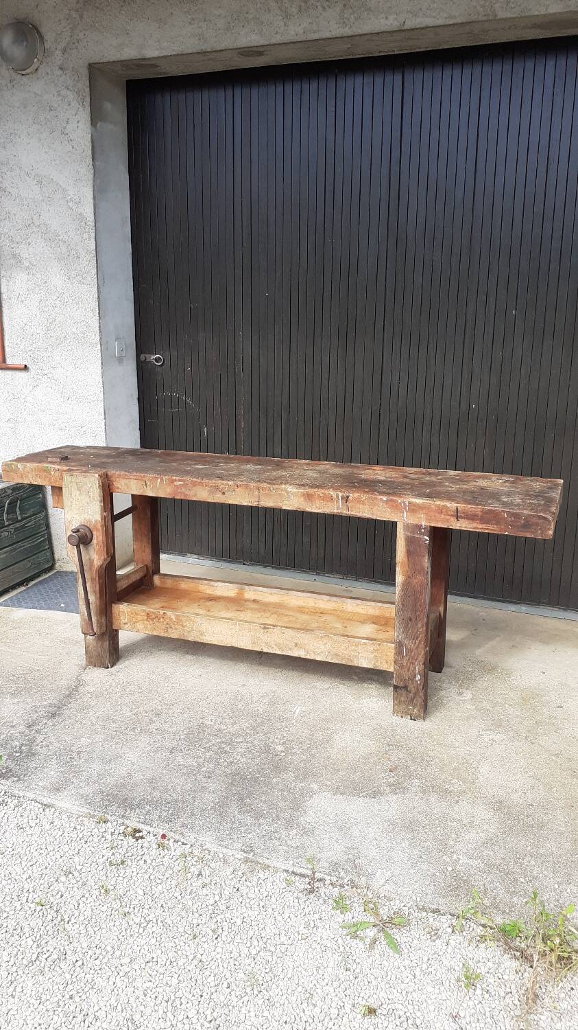 Établi menuisier en bois