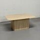 Italian coffee table in travertine from the 1970s.