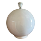 Pied de lampe en céramique blanche