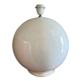 Pied de lampe en céramique blanche