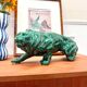 Céramique lion vert