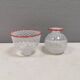 Glass vase and bowl by Bertil Vallien for Kosta Boda, Sweden 1982