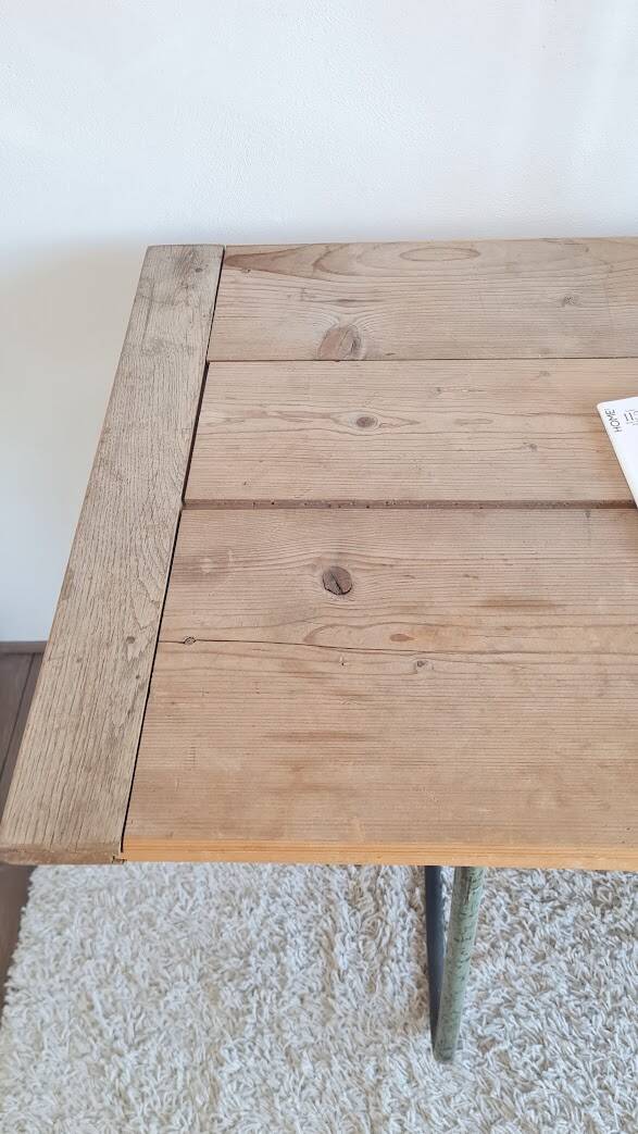 Wood and metal desk circa the 1950s.