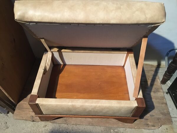 Pouf coffre repose pieds