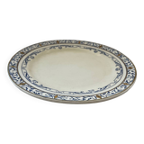 Earthenware Flat Plate by Creil et Montereau - Colbert Model