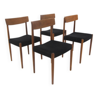 Set of 4 teak chairs "Tyr", Troeds, Sweden, 1960