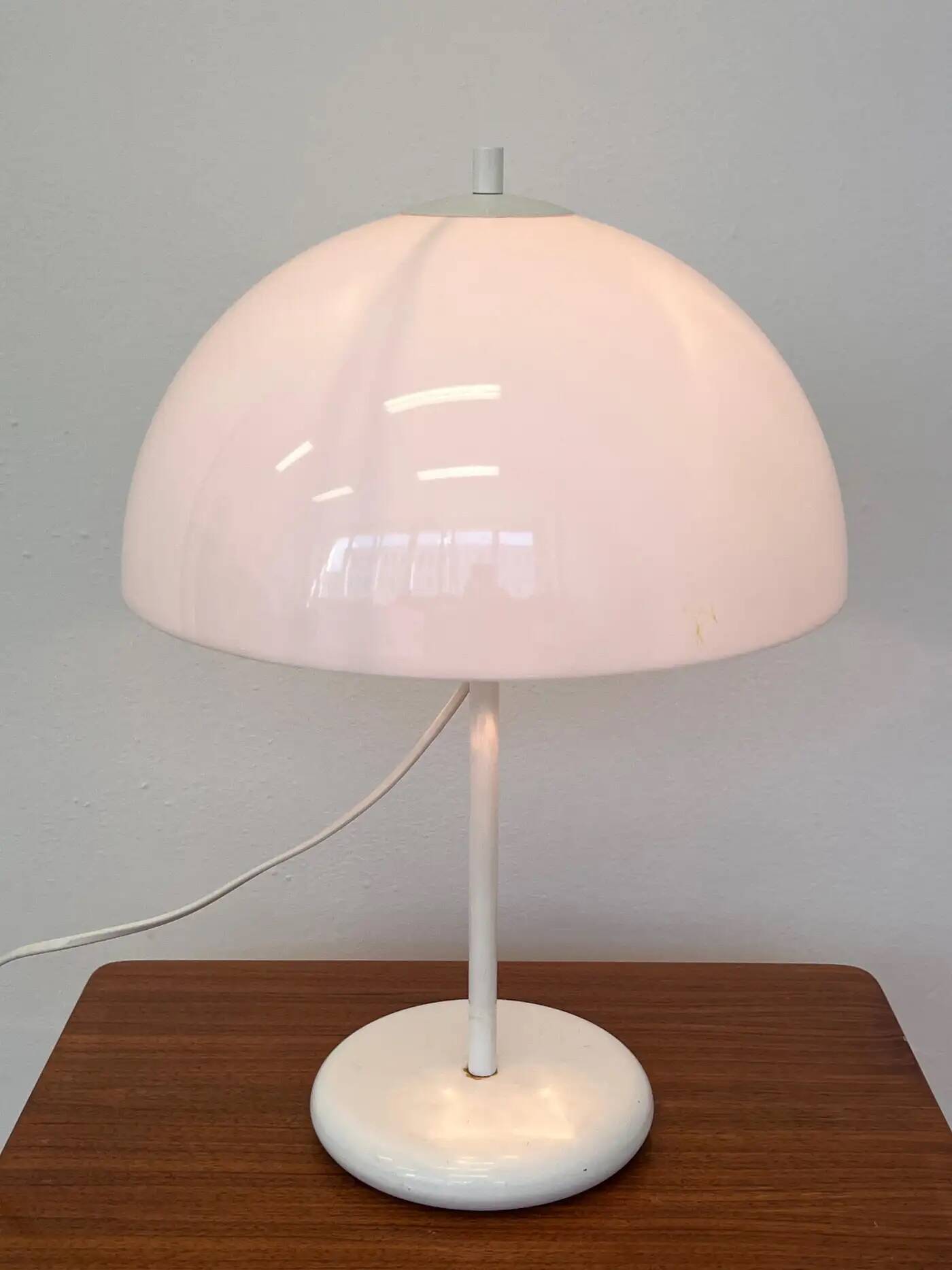 Lampe de table champignon design futuriste des années 1980