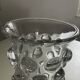 Vintage bubble crystal vase