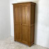 Parisian raw wood wardrobe