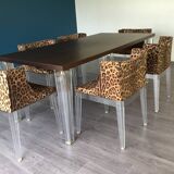 Table TOP TOP Philipp STARCK plus 6 Fauteuils STARCK