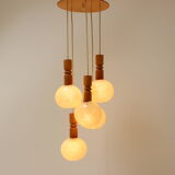 Adjustable chandelier by Pokrok Žilina, 1970