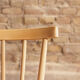 Set of 6 solid beech bar chairs completely renovated, circa 1960