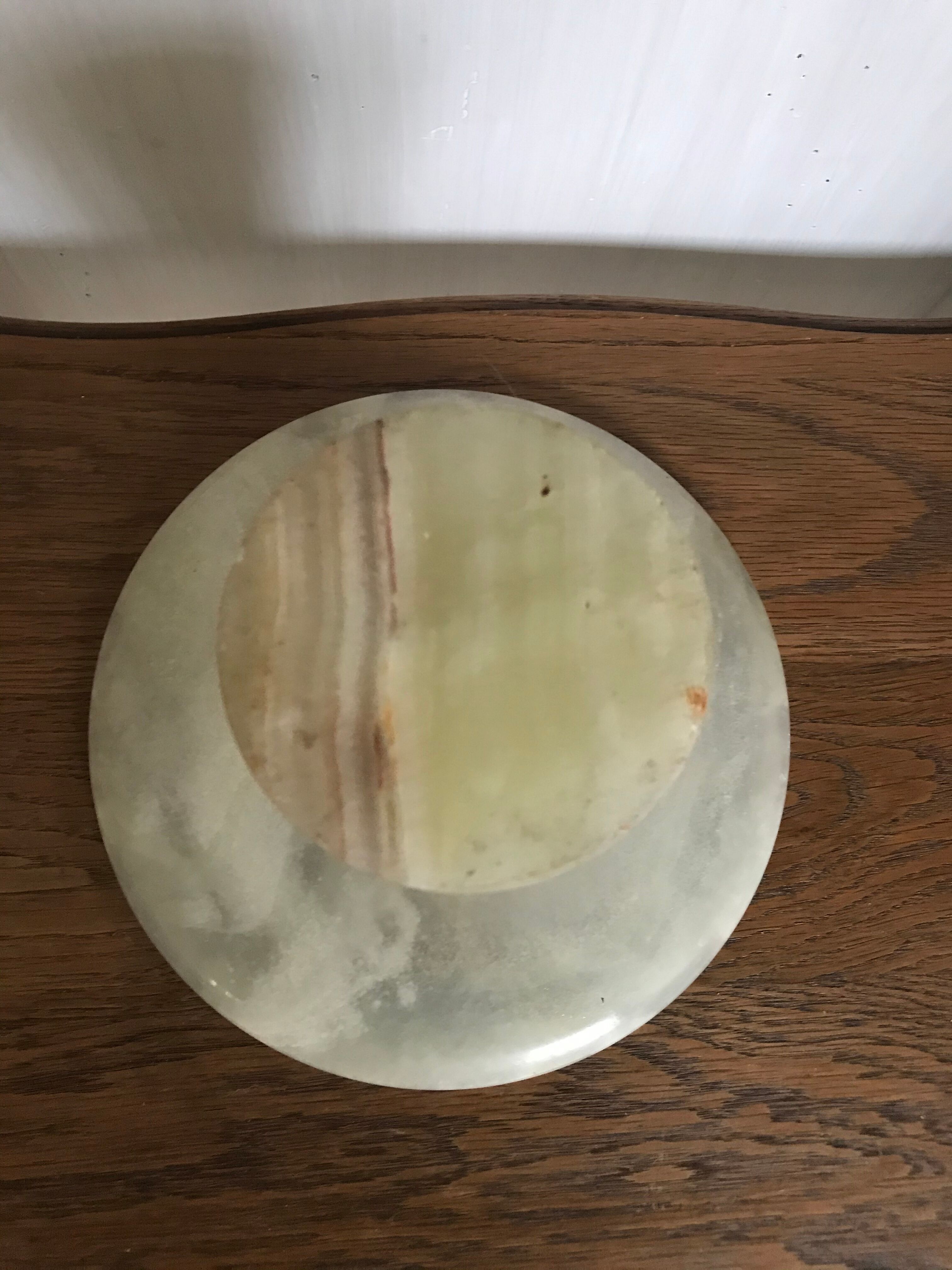 Vintage onyx dish