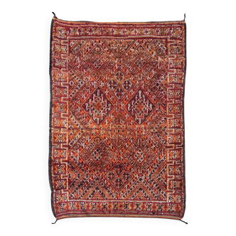 Tapis Berbere marocain Vintage en laine