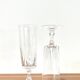 6 flutes - Cristal d'arques - glasses - Louvre model