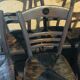Set of 7 mustache bistro chairs