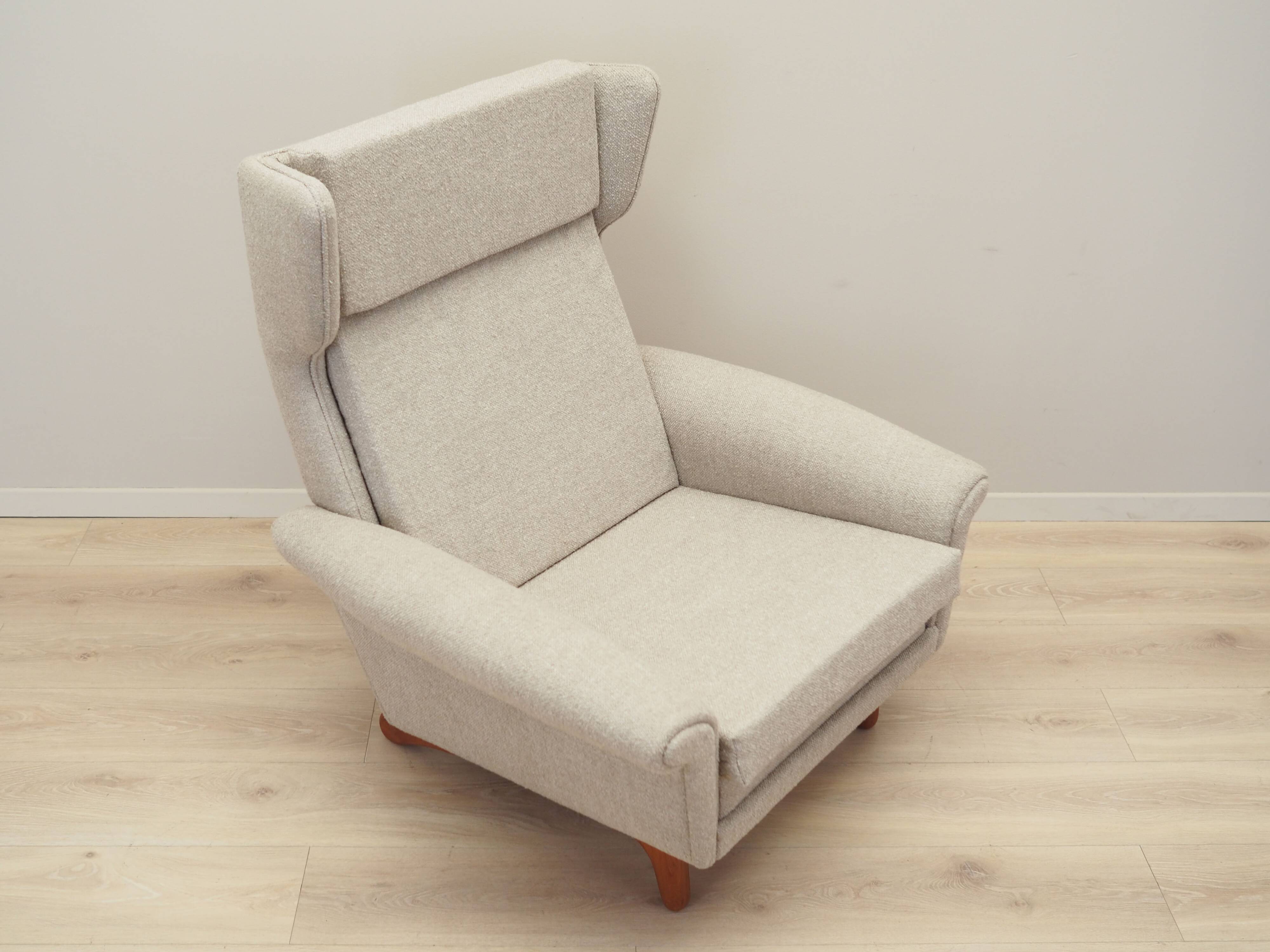 Teak armchair, Danish design, 1960s, designer: Aage Christiansen, production: Erhardsen & Andersen