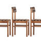 6 chaises Baumann vintage 1960