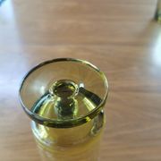 Vintage green glass lemonade set