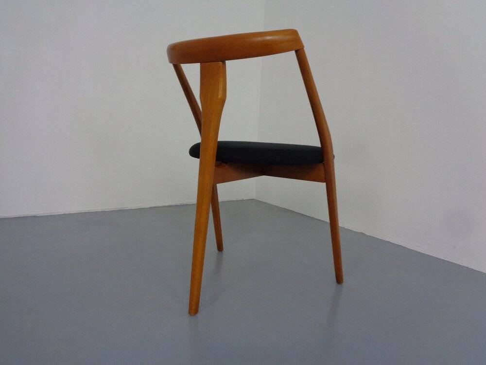 Mid-Century Tripod Beech Chair, 1960s
