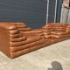 2x De Sede Terrazza DS-1025 (right & left element) Cognac