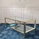 Vintage gold and silver coffee table