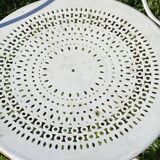 Pair of armchairs wrought iron garden chairs French iron armchairs 1950