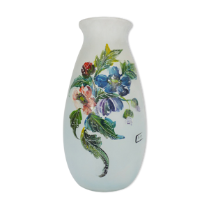 Vase Art Nouveau signé décor