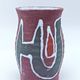 Small Accolay vase in ceramic with polychrome abstract decoration – 1950s/60s
