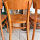 Set of 3 vintage Thonet bistro chairs