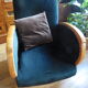 Velvet cushion cover brown / chocolate color
