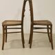 Pair of bistro chairs with canework. Ref Brunelle