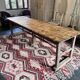 19th-century farmhouse table