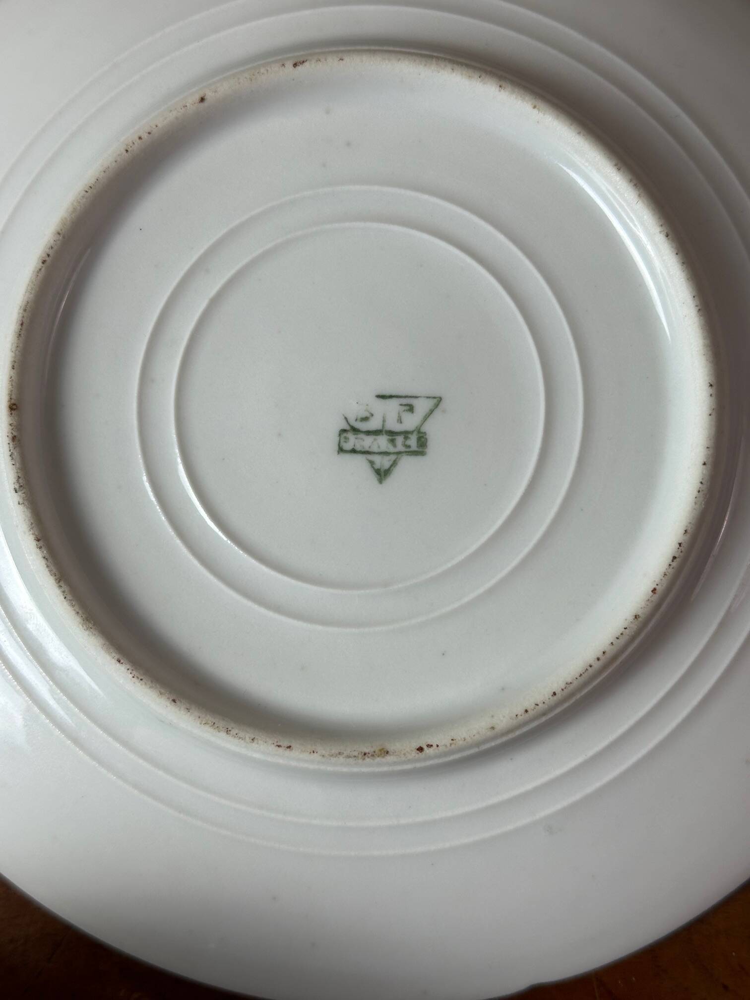 Pair of porcelain luncheons