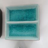 Four ravines, cracked ceramics, for aperitif, sauce, spices