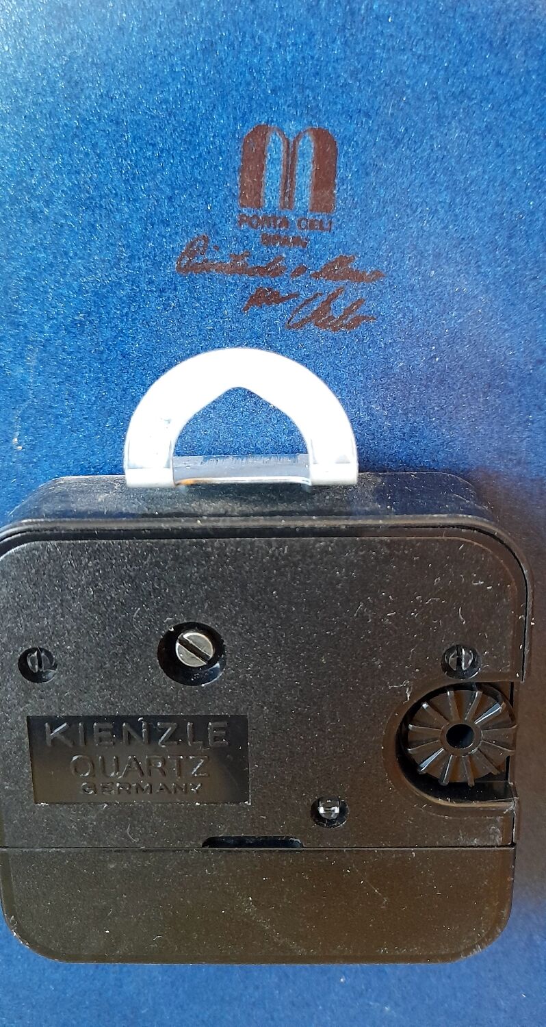 70s ceramic wall clock