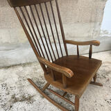 Wooden rocking chair