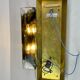 Murano & Brass Wall Lamps by J.T. Kalmar, Austria, 1960s