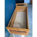 Rattan cot