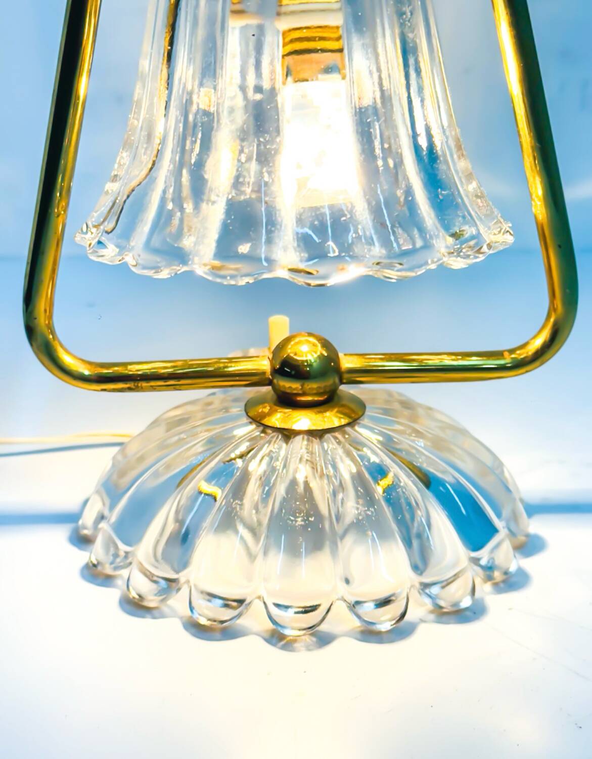 Lampe verre Murano