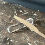 11 Daum crystal knife holder with its box