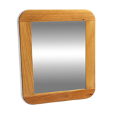 Miroir en pin années 70
