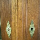 2-door old mirror cabinet