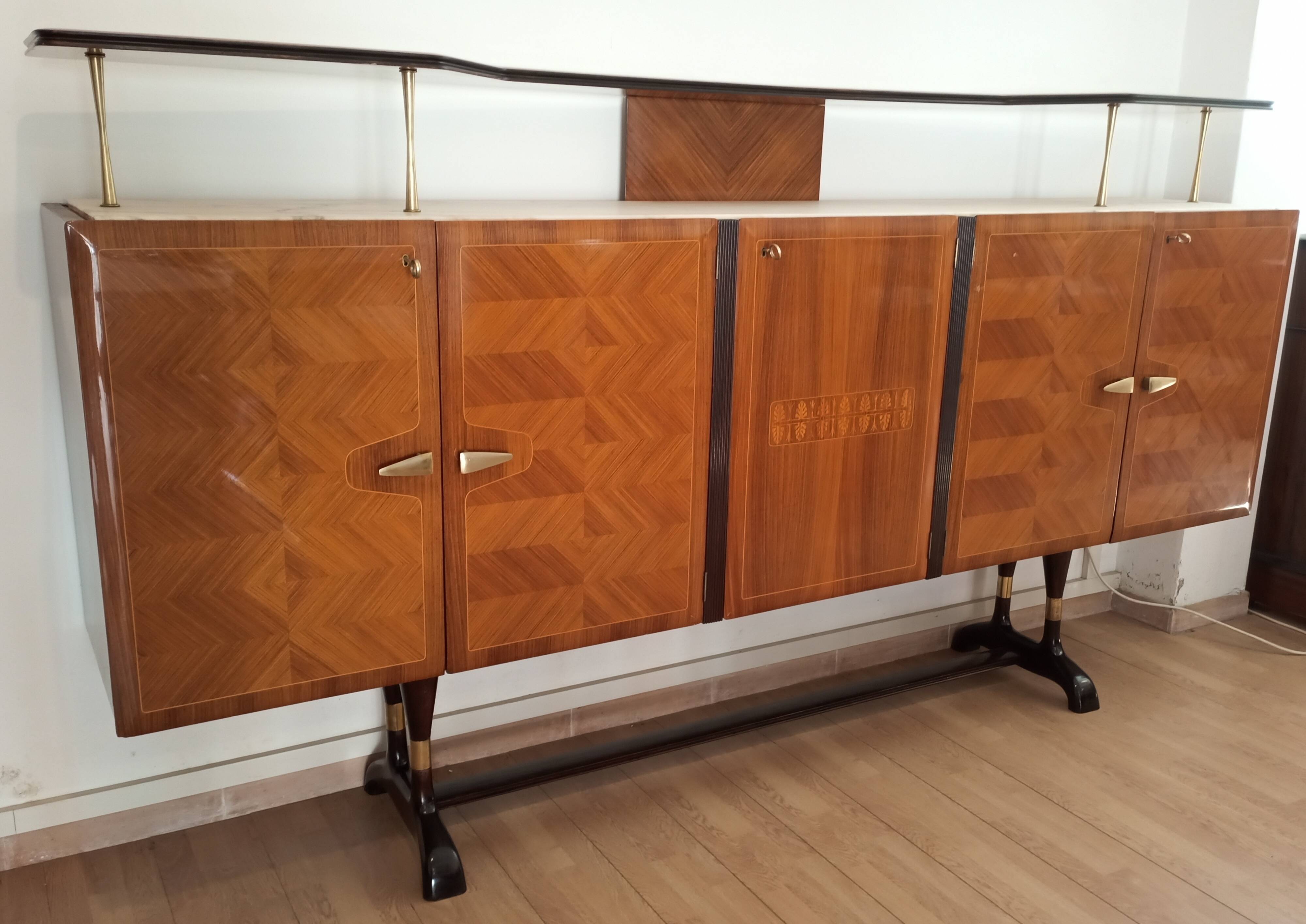Buffet moderne du milieu du siècle, Italie, années 1950